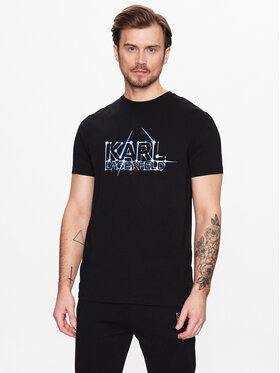 KARL LAGERFELD KARL LAGERFELD T-Shirt 755081 531221 Czarny Regular Fit