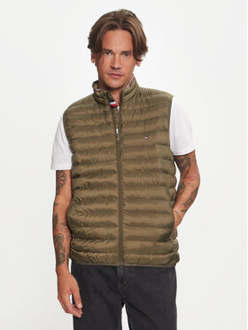 Tommy Hilfiger Tommy Hilfiger Vestă Core Circular MW0MW18762 Kaki Regular Fit