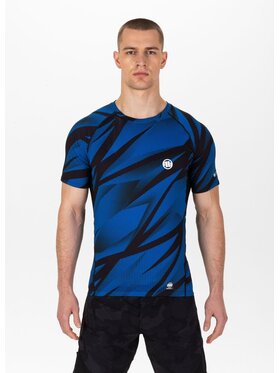 PITBULL PITBULL Koszulka techniczna Dot Camo II Niebieski Regular Fit