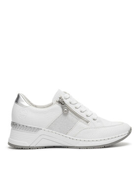 Rieker Rieker Pantofi N4322-80 Alb