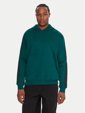 adidas adidas Mikina adicolor Classics 3-Stripes JY1378 Zelená Regular Fit