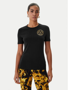 Versace Jeans Couture Versace Jeans Couture T-Shirt 80HAHT02 CJ03T Czarny Slim Fit