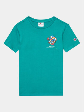 Champion Champion Футболка 306373 Бірюзовий Regular Fit