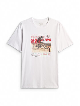 4F 4F T-Shirt TTSHM3875 Biały Relaxed Fit