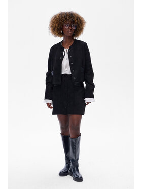 blue shadow blue shadow Spódnica Semi Czarny Regular Fit