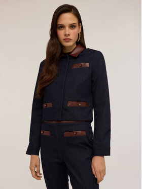 Motivi Motivi Kurtka outdoor Q731Q000953N034 Niebieski Regular Fit