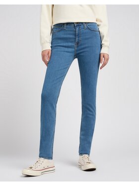 Lee Lee Jeansy Scarlett High Solar Winds Niebieski Skinny Fit