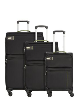 D&N D&N Komplet walizek 162295 Czarny