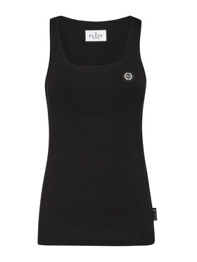 PHILIPP PLEIN PHILIPP PLEIN Tank top 2957 Czarny Skin Tight Fit