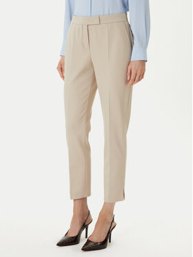 BOSS BOSS Spodnie materiałowe Tapria 50556341 Beżowy Slim Fit