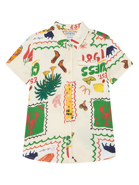 Guess Guess Сорочка L6GH02 WG5V0 Бежевий Regular Fit