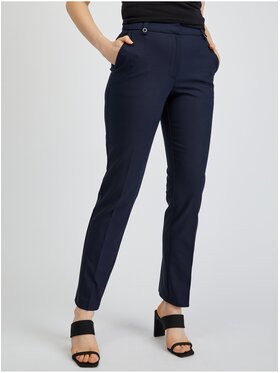 Orsay Orsay Spodnie damskie 390308526000__40 Granatowy Regular Fit