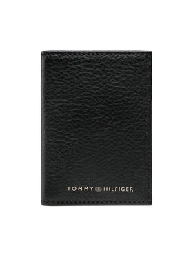 Tommy Hilfiger Tommy Hilfiger Puzdro na kreditné karty Th Premium Leather Bifold AM0AM10991 Čierna
