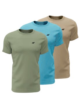 4F 4F T-Shirt 4FWSS26TTSHM4481-90S Έγχρωμο Regular Fit