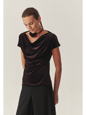 TATUUM TATUUM Blúzka BULAN 1 Bordová Loose Fit