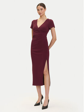 Armani Exchange Armani Exchange Strickkleid XW000665 AF10872 UA343 Dunkelrot Regular Fit