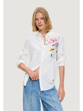 Desigual Desigual Πουκάμισο CAM_TAMESIS Λευκό Casual Fit