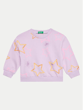 United Colors Of Benetton United Colors Of Benetton Суитшърт 39T6G10FR Виолетов Relaxed Fit