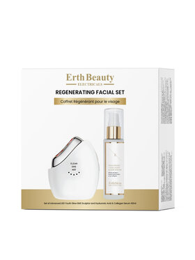 Erthskin London Erthskin London Zestaw regenerujący LED Youth Glow + Serum HA 60 ml Zestaw do pielęgnacji
