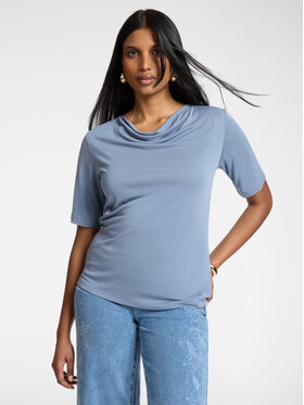 Elena Mirò Elena Mirò T-Shirt G336Z000542N023 Turkusowy Regular Fit