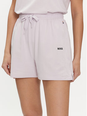 BOSS Boss Pyžamové šortky 50515606 Fialová Regular Fit