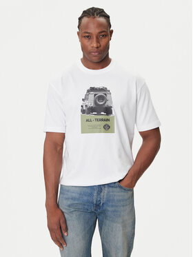 BOSS BOSS T-Shirt Te_Wagon 50546958 Biały Relaxed Fit