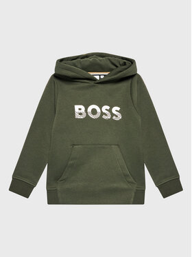 Boss Boss Bluză J25M52 D Verde Regular Fit