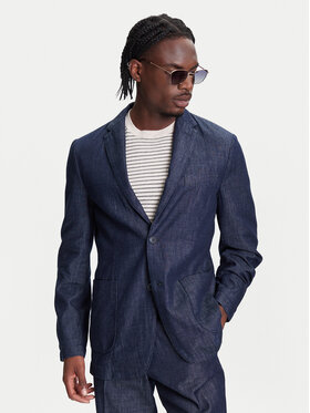 United Colors Of Benetton United Colors Of Benetton Marynarka 20QFUW01X Granatowy Regular Fit