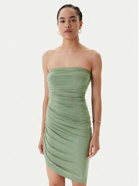 NORMA KAMALI NORMA KAMALI Rochie cocktail ST1253MDB02835 Verde Slim Fit