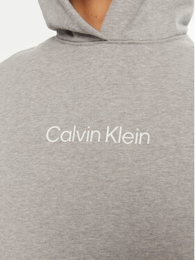 Calvin Klein Majica Dugih Rukava Hero Logo K20K205449 Siva Relaxed Fit