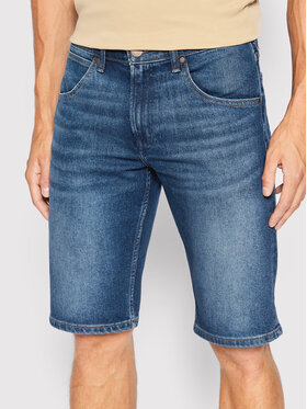 Wrangler Wrangler Szorty jeansowe Colton W15VYL31Q Niebieski Regular Fit
