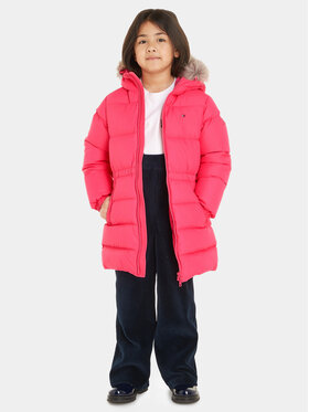 Tommy Hilfiger Tommy Hilfiger Vatovaná bunda KG0KG07805 Ružová Regular Fit