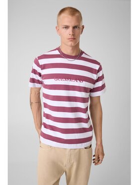 Guess Jeans Guess Jeans T-Shirt 165553 Czerwony Classic Fit