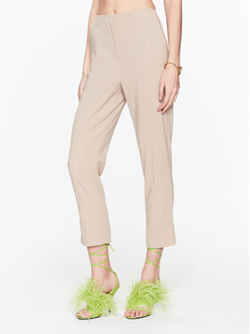 Patrizia Pepe Patrizia Pepe Auduma bikses 8P0491/A6F5-B752 Bēšs Slim Fit