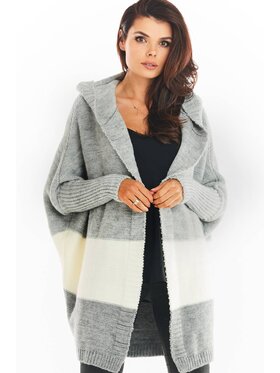 Awama Awama Maglione A392 Grigio Basic Fit