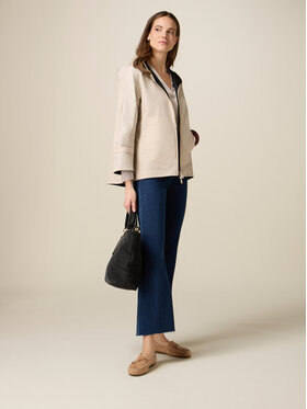 Oltre Oltre Jeans P456R008880N024 Blu Flare Fit