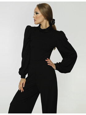 Madnezz House Madnezz Bluzka Jadwiga Czarny Standard Fit