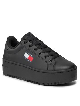 Tommy Jeans Tommy Jeans Snīkeri Tjw Flatform Ess EN0EN02518 Melns