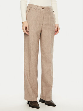 Bruuns Bazaar Bruuns Bazaar Pantaloni di tessuto Elezi BBW4308 Beige Regular Fit