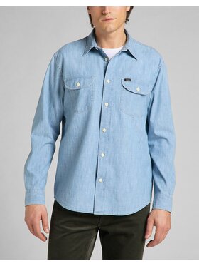 Lee Lee Camicia WORKER SHIRT Blu Regular Fit