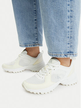 Calvin Klein Calvin Klein Sneakers Hike Runner Lace Up Su Mesh Wmn HW0HW03440 Alb