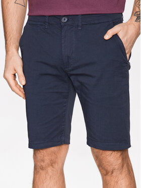Pepe Jeans Pepe Jeans Šortky z materiálu Mc Queen Short PM800938C75 Tmavomodrá Regular Fit