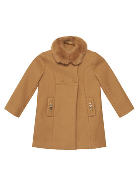 Abel & Lula Abel & Lula Demisezoninis paltas 5846 Smėlio Regular Fit
