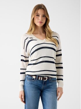 Guess Guess Sweter 182053 Beżowy Classic Fit