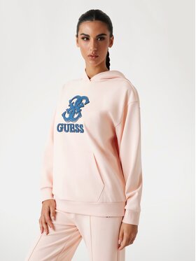 Guess Guess Bluza 176583 Różowy Classic Fit