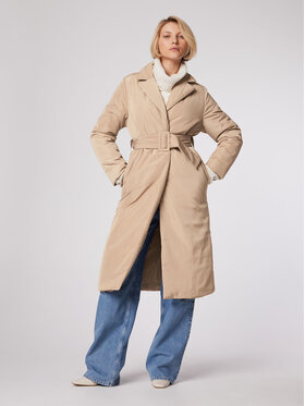 Simple Simple Daunenjacke PLD515-02 Beige Slim Fit