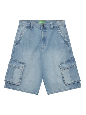 United Colors Of Benetton United Colors Of Benetton Kratke traperice 4KEHC9041 Plava Regular Fit