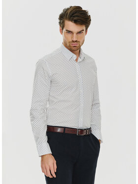 Pako Lorente Pako Lorente Koszula P24SF-1X-018 Biały Slim Fit