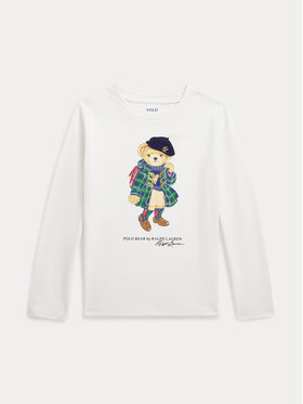 Polo Ralph Lauren Polo Ralph Lauren Blúz Ls Bear Cn 312916764001 Fehér Regular Fit