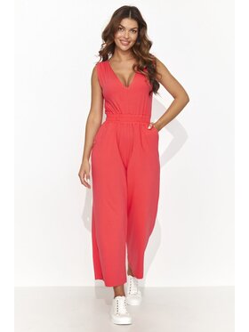 Makadamia Makadamia Kombinezon NU465 Koralowy Regular Fit
